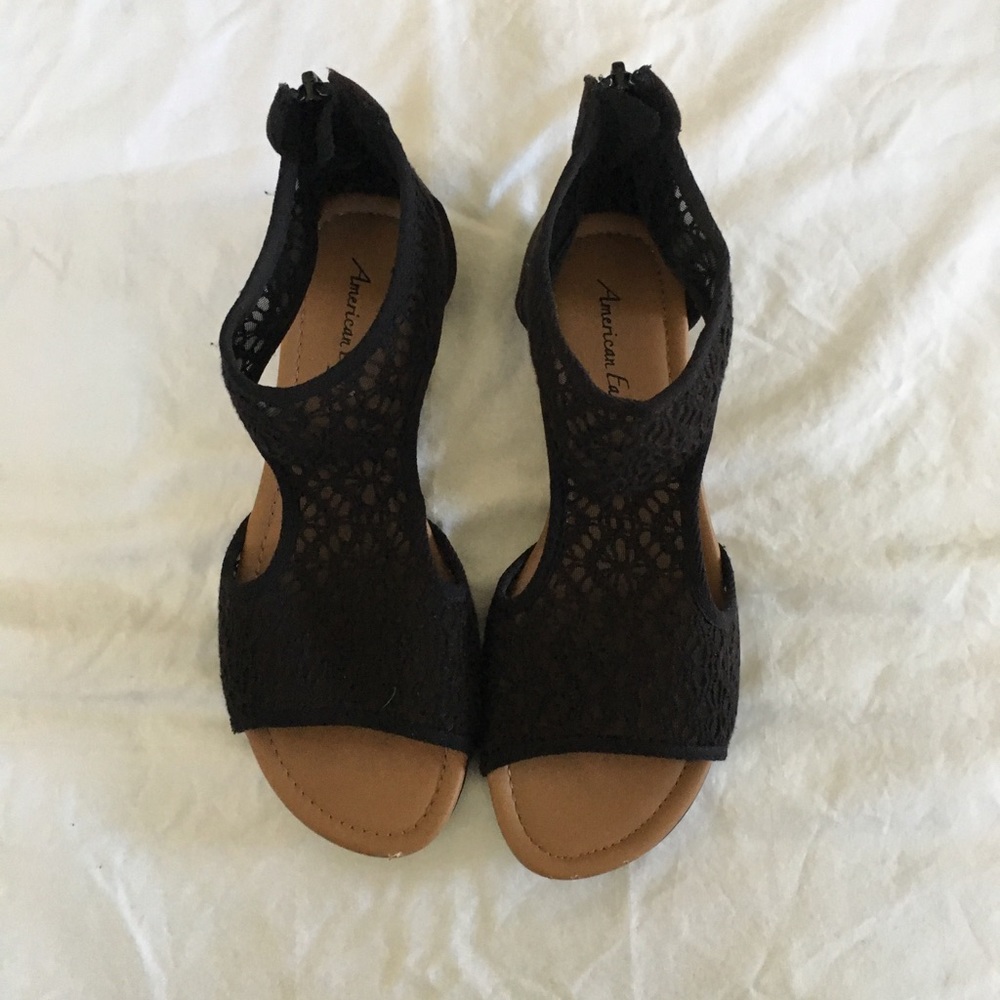 Lace sandals